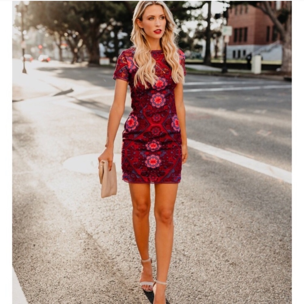 NWOT VICI Kodiak Crochet Lace Dress